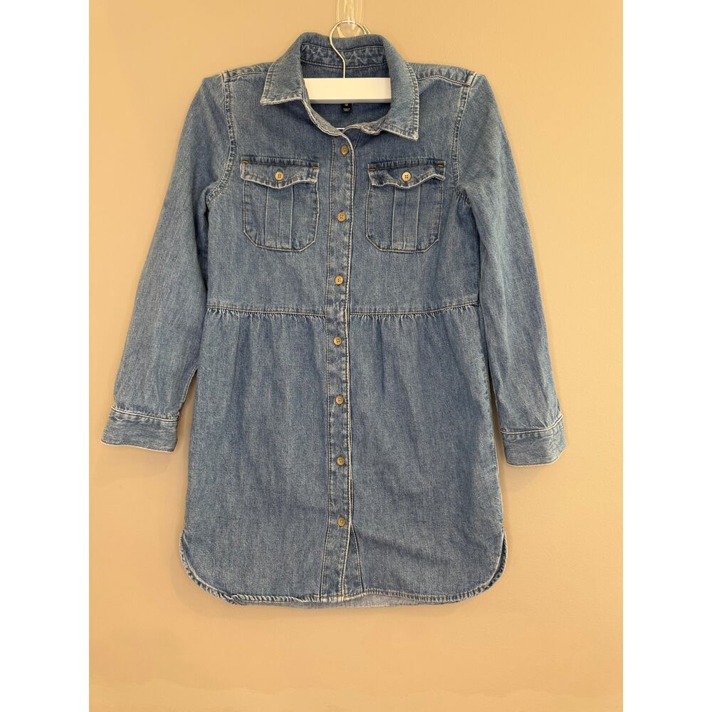 Gap Kids Medium (8) Denim Dress